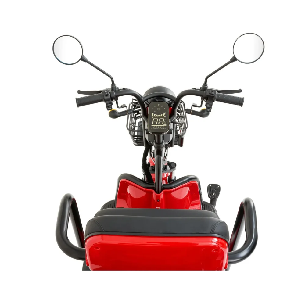 ZT-17 rotes Elektro-Dreirad mit LED-Licht