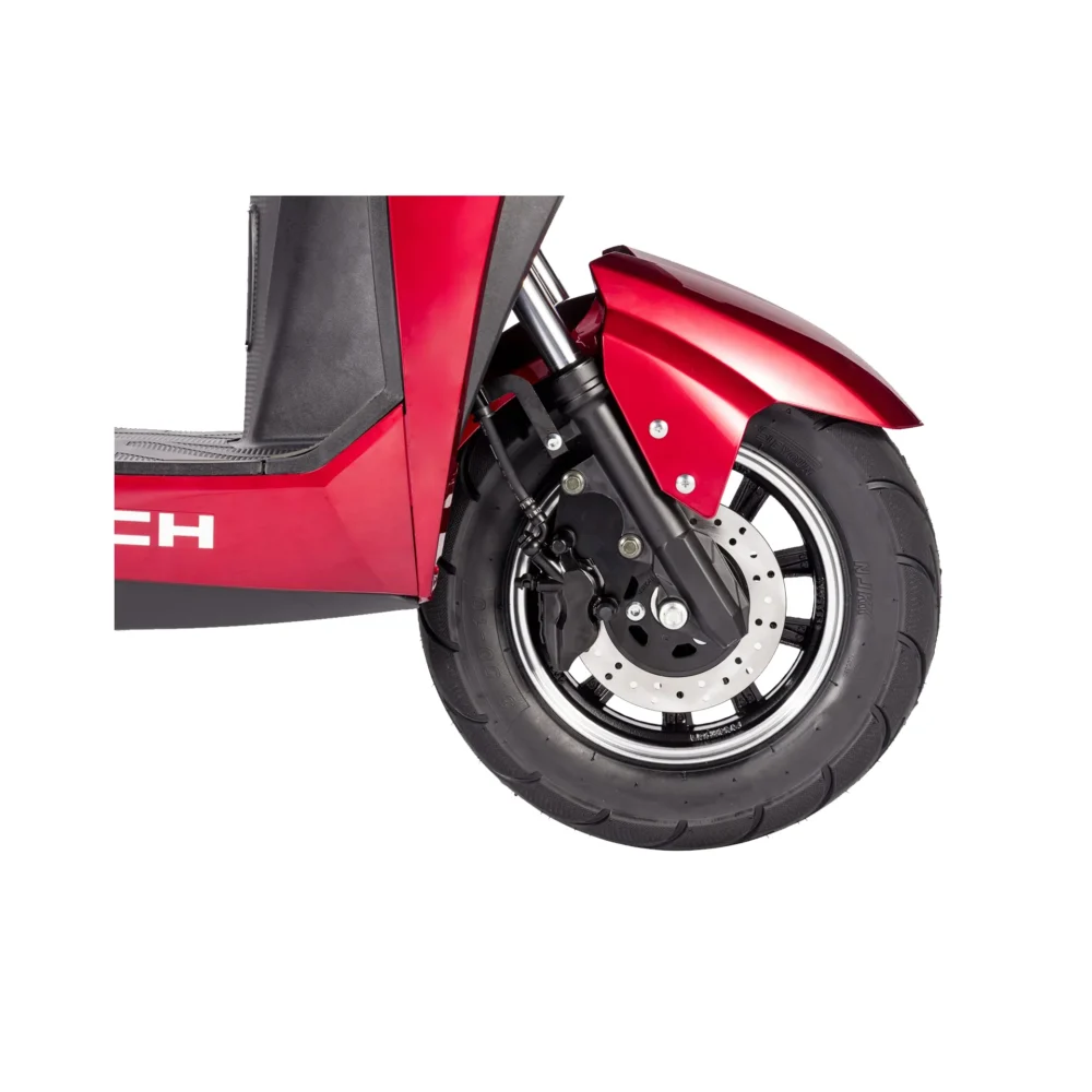 ZT-52 roter Scooter mit stabilem Rahmen
